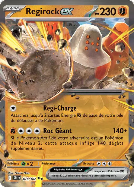 Regirock ex 101/182 - Rivalités Destinées