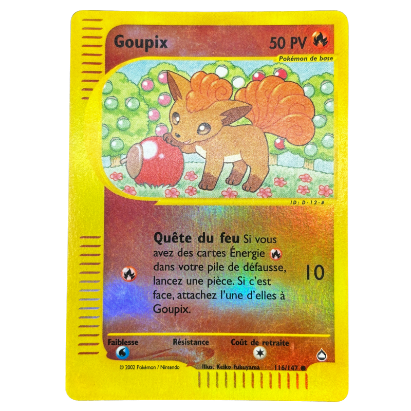 Goupix 116/147 ( reverse ) - Aquapolis - NM