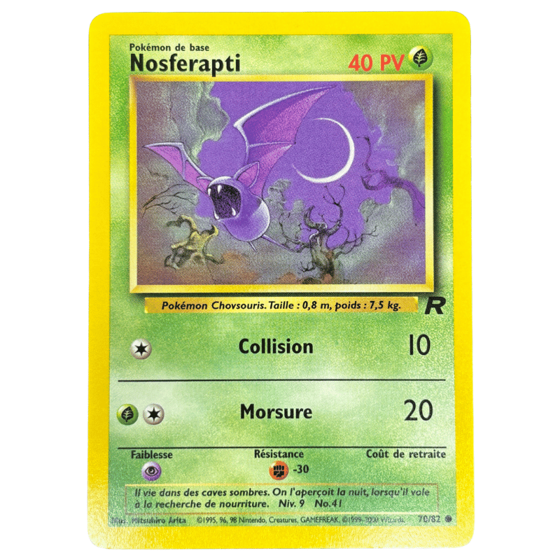 Nosferapti 70/82 - Team Rocket - NM
