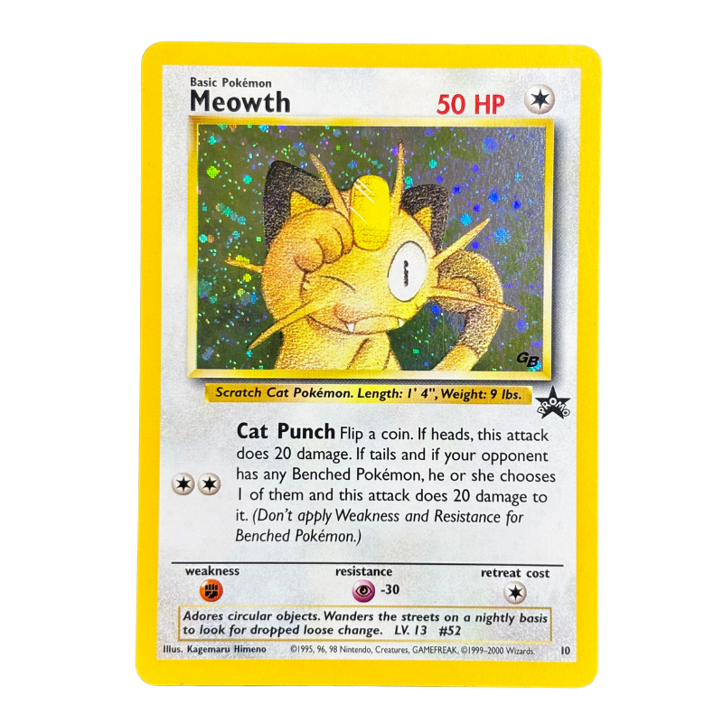 Meowth promo black star 10
