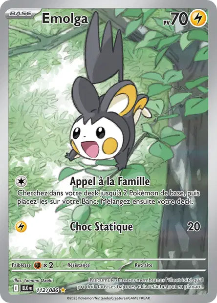 Emolga 112/086 - Foudre Noire