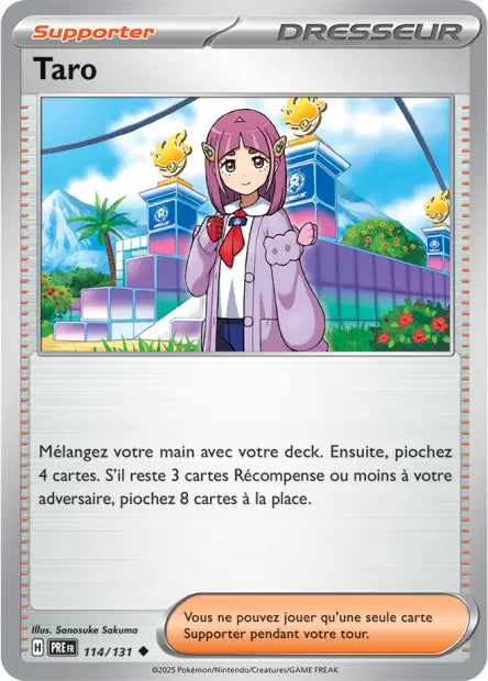 Taro 114/131 - Pokeball Évolution Prismatique