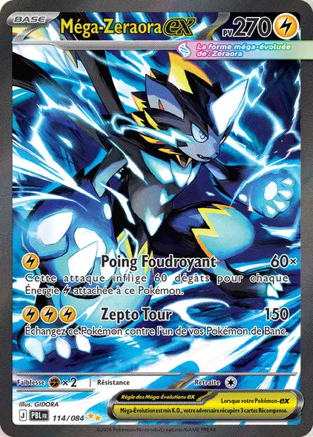 Méga-Zeraora-ex 114/084 - Nuit Noire
