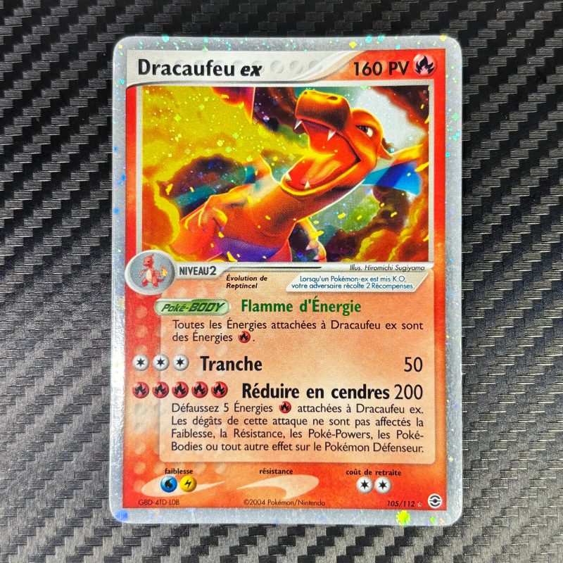 Dracaufeu EX 105/112 - Rouge feu & Vert feuille