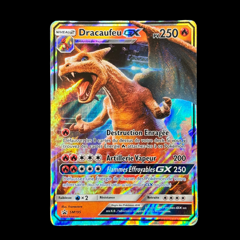 Dracaufeu GX SM195 - Promo Soleil & Lune - NM