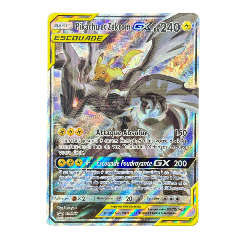 Pikachu & Zekrom GX SM168