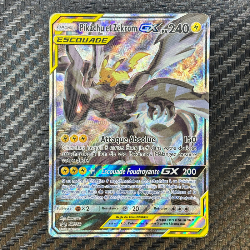 Pikachu & Zekrom GX SM168
