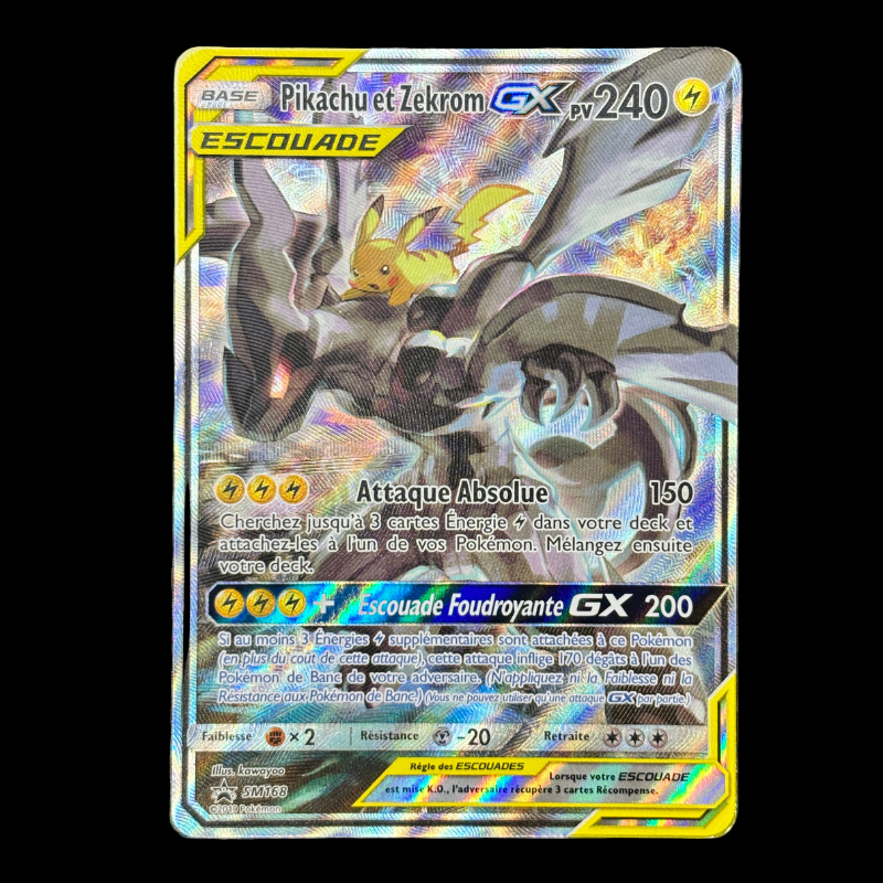 Pikachu & Zekrom GX SM168