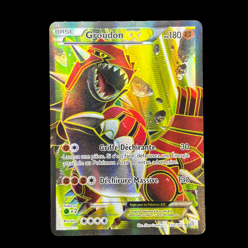 Groudon EX 150/160 - Primo-choc - EXC+