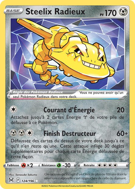Steelix Radieux 124/195 - Origine Perdue