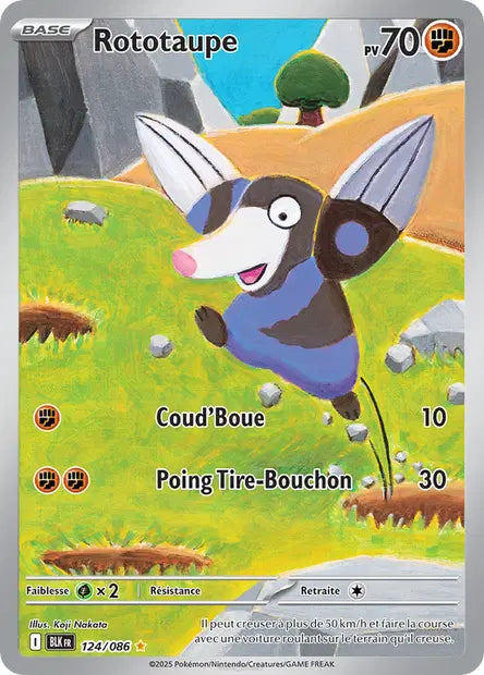 Rototaupe 124/086 - Foudre Noire