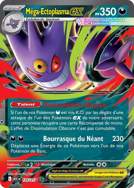 Méga-Ectoplasma ex 125/217 Héros Transcendants