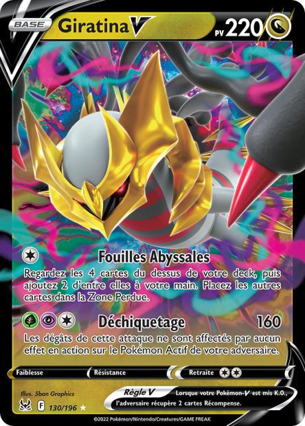 Giratina-V 130/195 - Origine Perdue