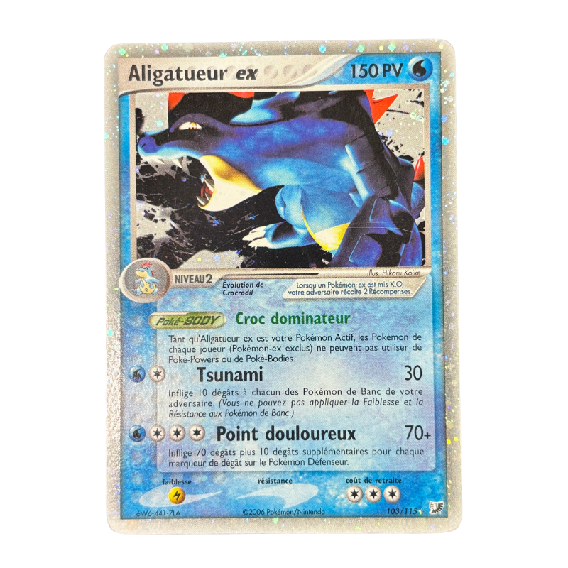 Aligatueur EX 105/115 - Forces cachées EXC+