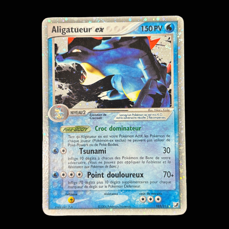 Aligatueur EX 105/115 - Forces cachées EXC+