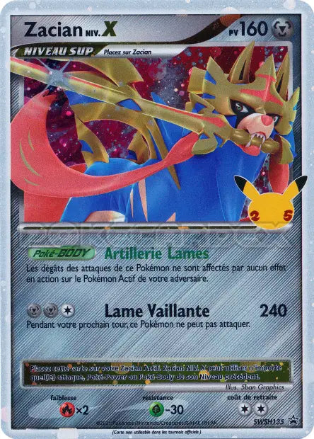 Zacian Niv.X SWSH135 - Promo SWSH