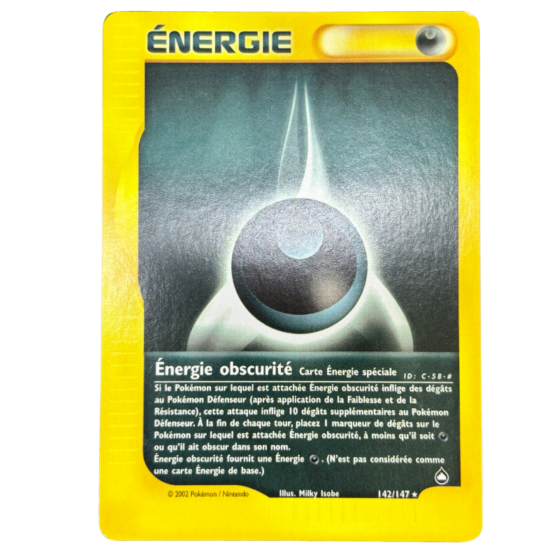 Énergie Obscurité 142/147 - Aquapolis - NM