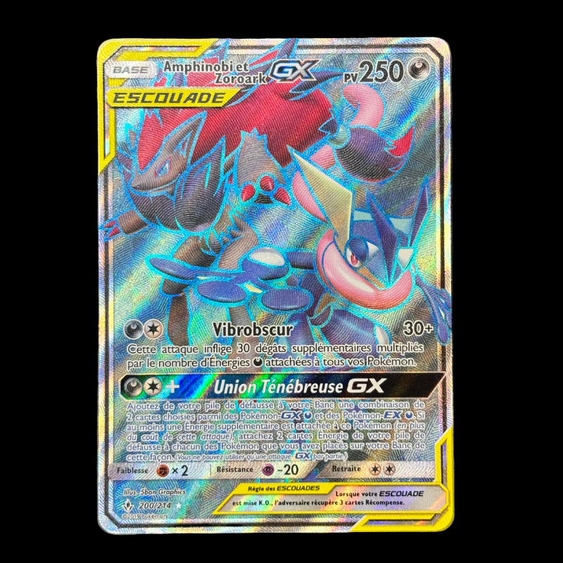 Amphinobi et Zoroark GX 200/214 – Alliance Infaillible -EXC