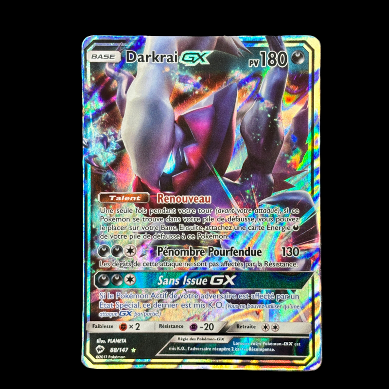 Darkrai GX 88/147 - Ombres Ardentes -EXC+
