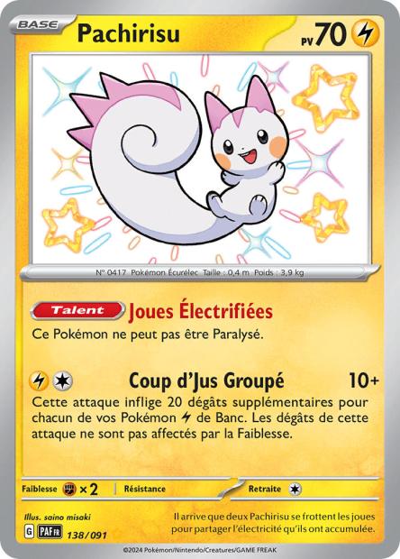 Pachirisu 138/091 - Destinées de Paldea