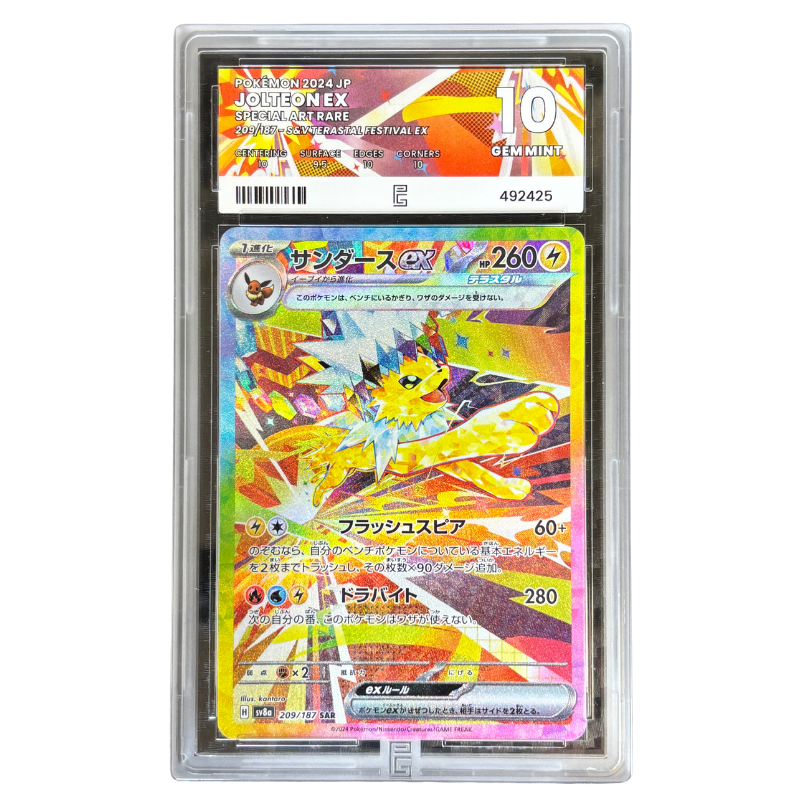Jolteon EX 209/187 - Pure GRADING 10