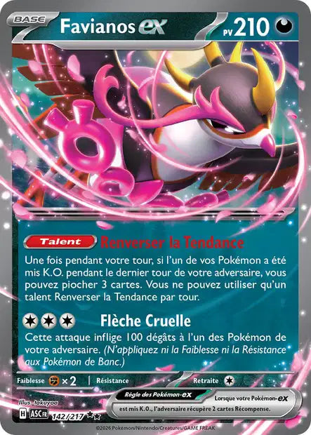 Favianos ex 142/217 Héros Transcendants