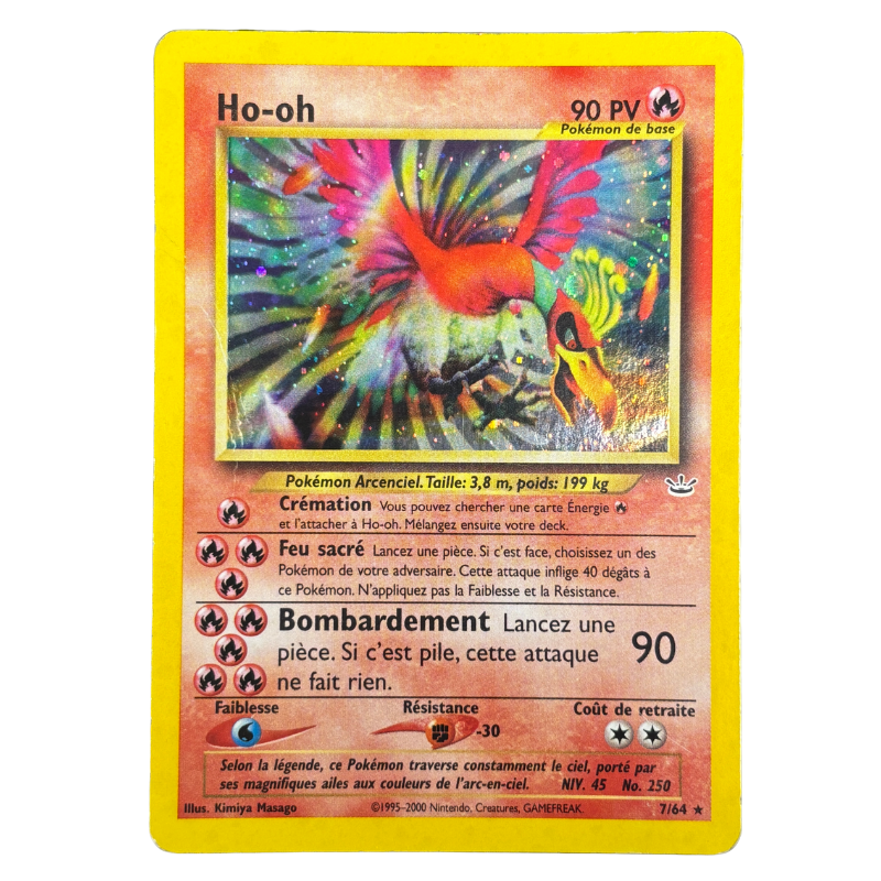 Ho-oh 7/64 Neo révélation – good