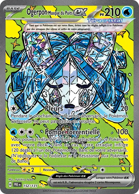 Ogerpon Masque du Puits-ex 152/131 - Évolutions Prismatiques