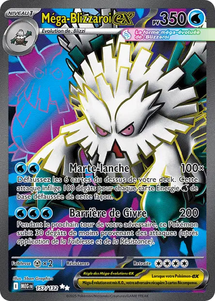 Méga-Blizzaroi ex 157/132 Méga-évolution