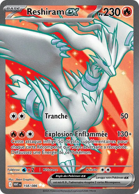 Reshiram 158/086 - Flamme blanche