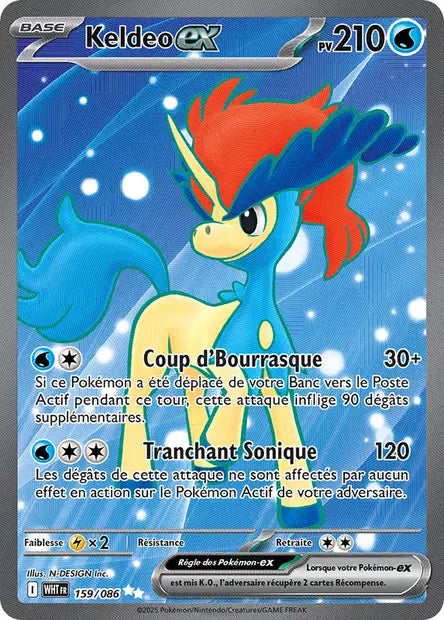 Keldeo 159/086 - Flamme blanche