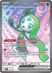 Meloetta 159/86 - EV10.5 Foudre noir - MINT
