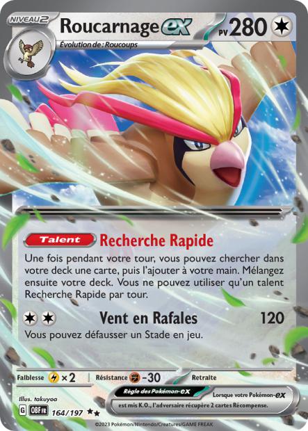 Roucarnage-ex 164/197 - Flammes Obsidiennes
