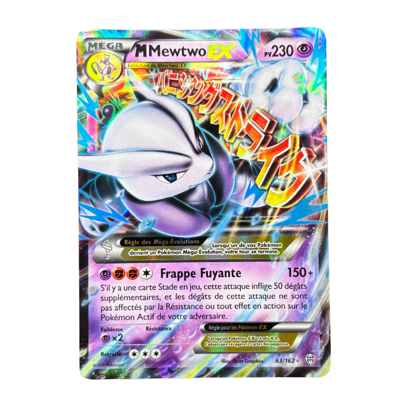 MMewtwo EX 63/162 - Impulsion Turbo - MINT