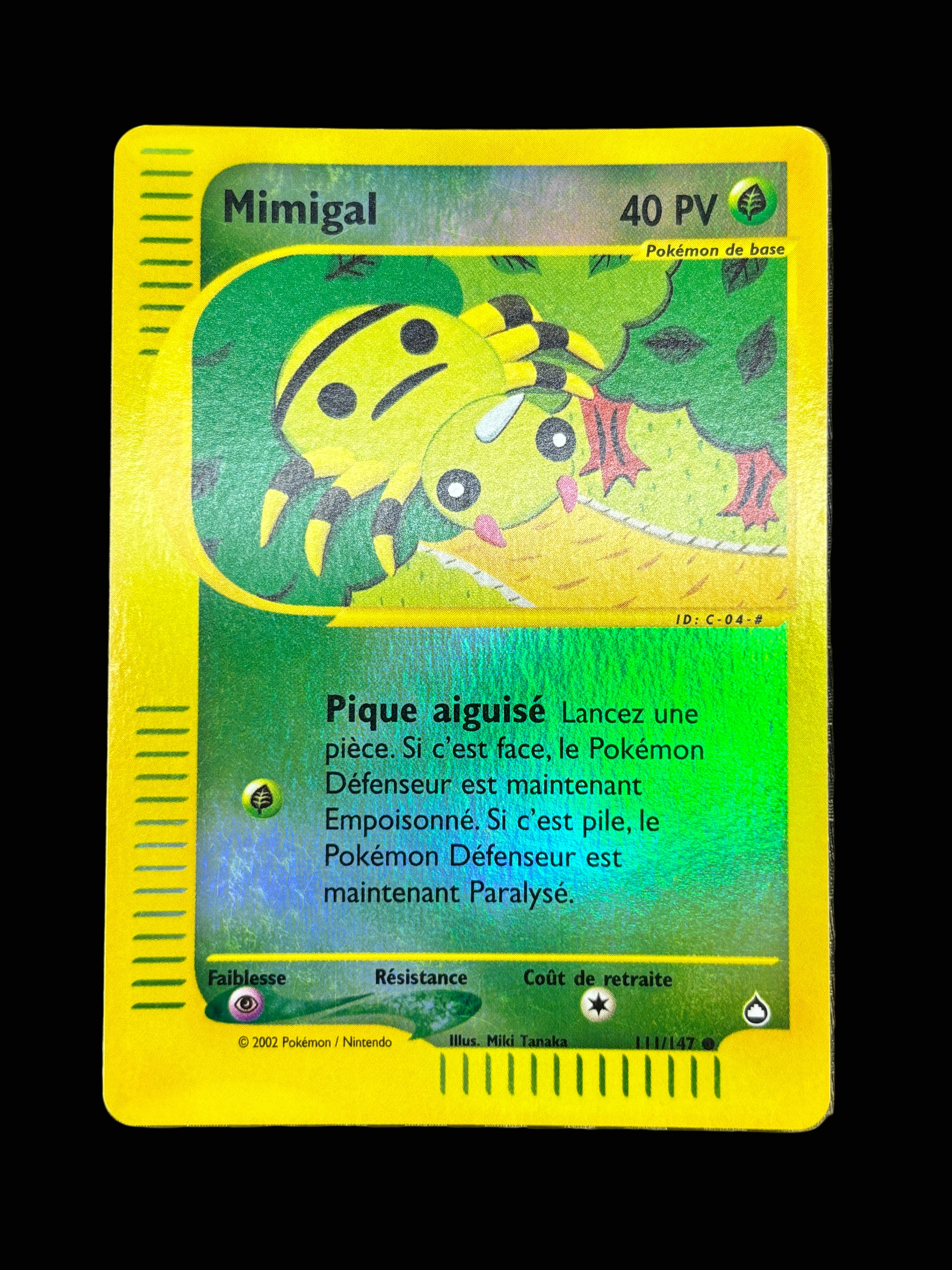 Mimigal 111/147 ( reverse ) - Aquapolis - NM