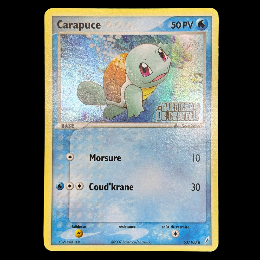 Carapuce 63/100 Gardiens de cristal – EXC+