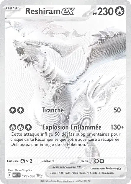 Reshiram 173/086 - Flamme blanche