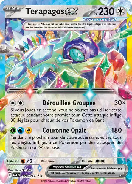 Terapagos ex 179/217 Héros Transcendants