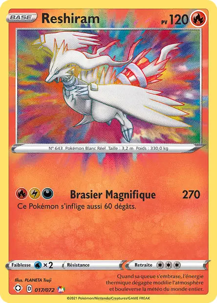 Reshiram 017/072 - Destinées radieuses
