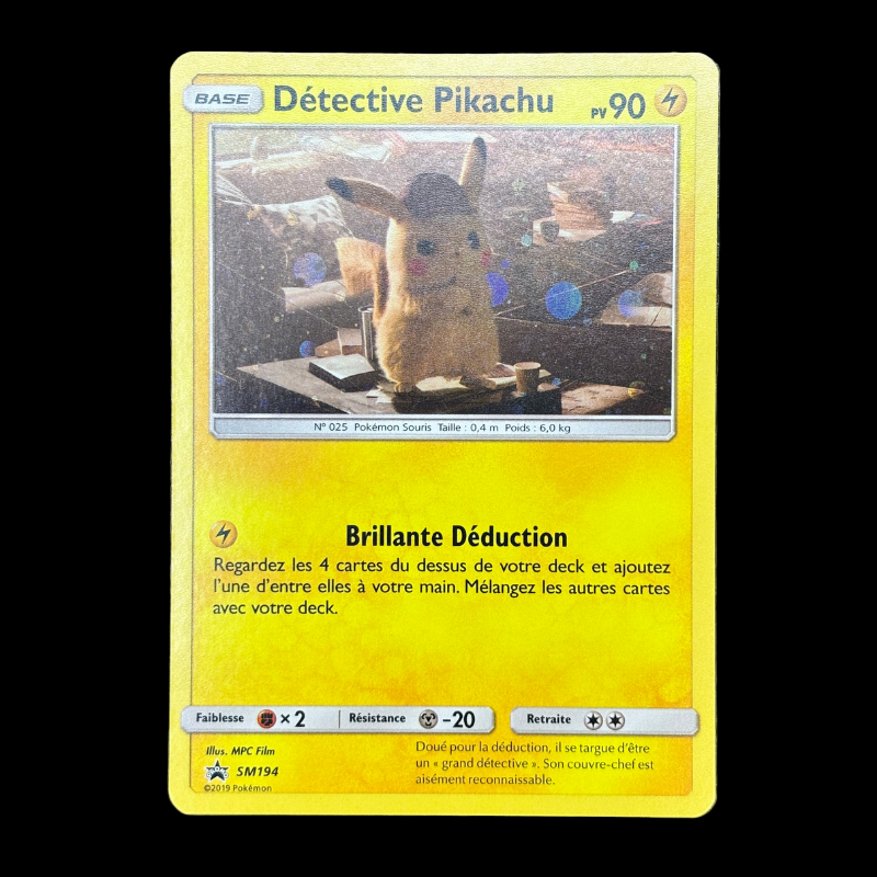 Détective Pikachu SM194 - Promo Soleil & Lune - MINT