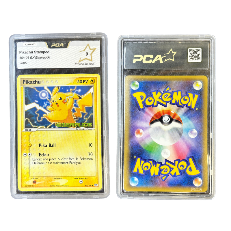 Pikachu stamped 60/106 – Ex Émeraude