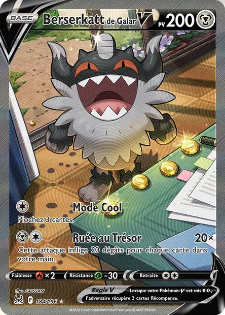 Berserkatt de Galar-V 184/196 - Origine Perdue