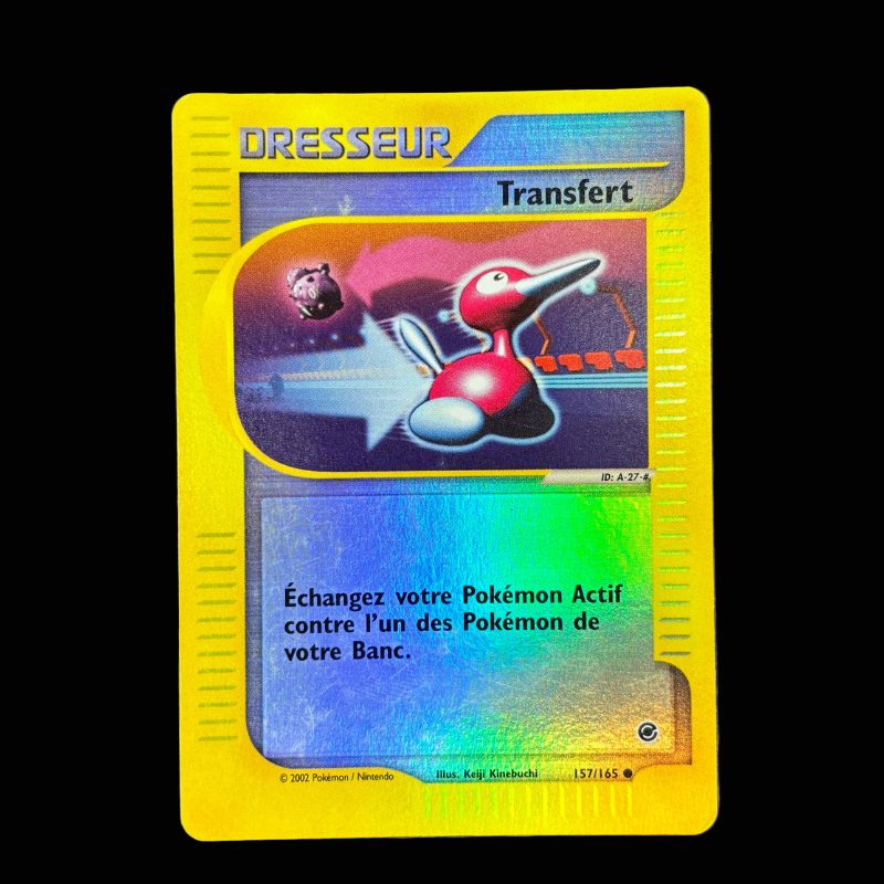 Transfert 157/165 reverse - Expédition