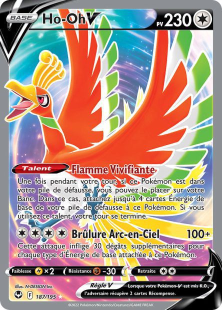 Ho-Oh-V 187/195 - Tempête Argentée