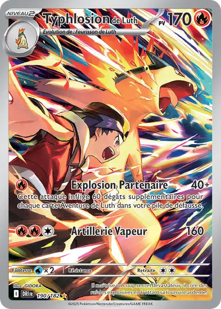 Typhlosion de Luth 190/182 - Rivalités Destinées