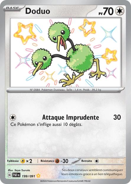 Doduo 199/091 - Destinées de Paldea