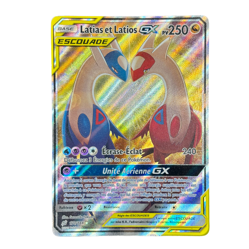Latias et Latios GX 170/181 - Duo de Choc - EXC