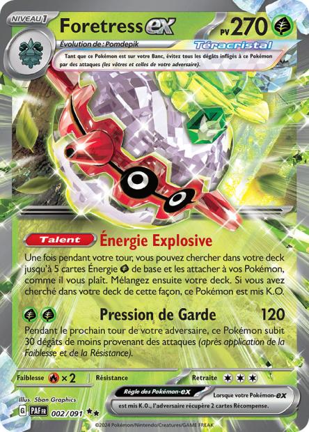 Foretress-ex 002/091 - Destinées de Paldea