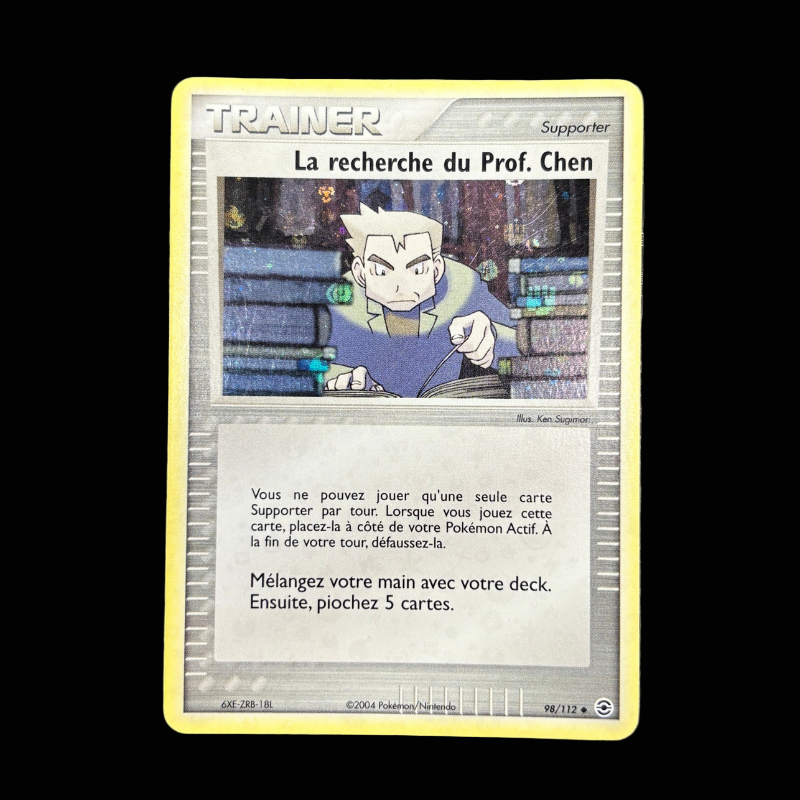 La recherche du Prof. Chen 98/112 - RFVF - EXC+