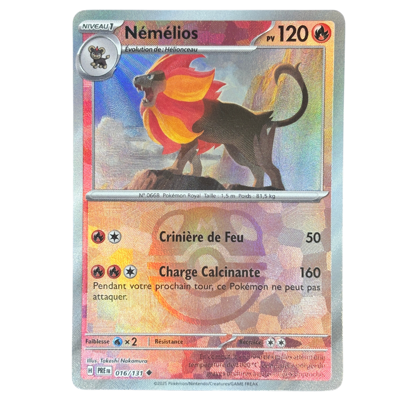 Némélios 016/131 - Masterball Évolutions Prismatiques